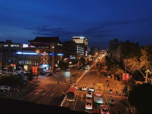 (西城晚眺)西城夜未央，繁华不眠，24小时不夜城永不停歇